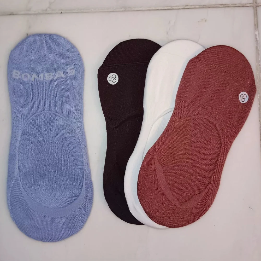 Bombas & Zella Womens Lightweight Sock Assortment 4 Pairs - Picture 1 of 7